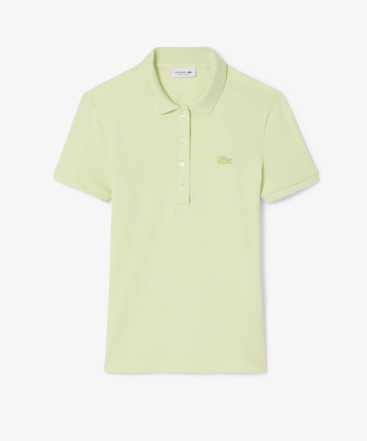 라코스테(LACOSTE) 여성 슬림핏 미니피케 폴로 셔츠 PF5462-56G BIC