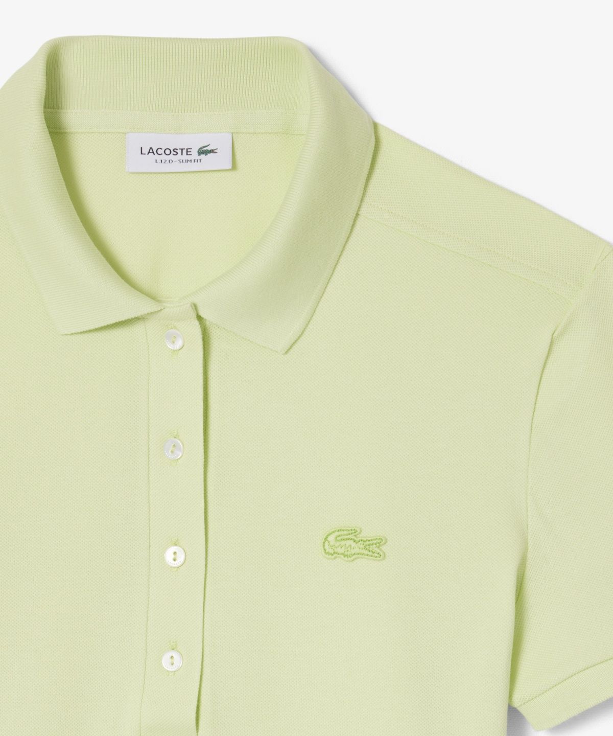 라코스테(LACOSTE) 여성 슬림핏 미니피케 폴로 셔츠 PF5462-56G BIC