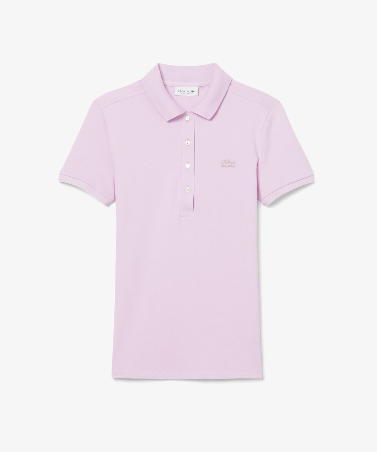 라코스테(LACOSTE) 여성 슬림핏 미니피케 폴로 셔츠 PF5462-56G Z4H