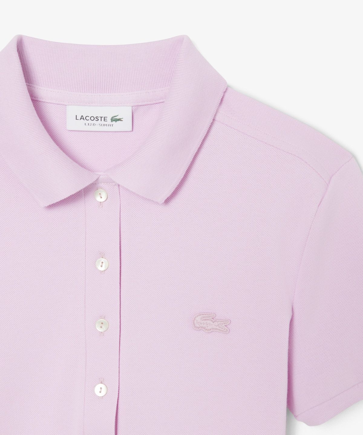 라코스테(LACOSTE) 여성 슬림핏 미니피케 폴로 셔츠 PF5462-56G Z4H