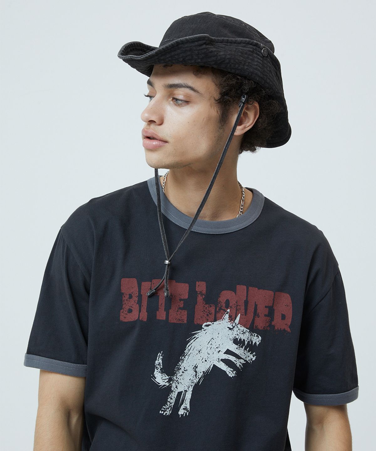 마하그리드(MAHAGRID) WASHED SAFARI BUCKET HAT BLACK(MG2GSMAB21A)