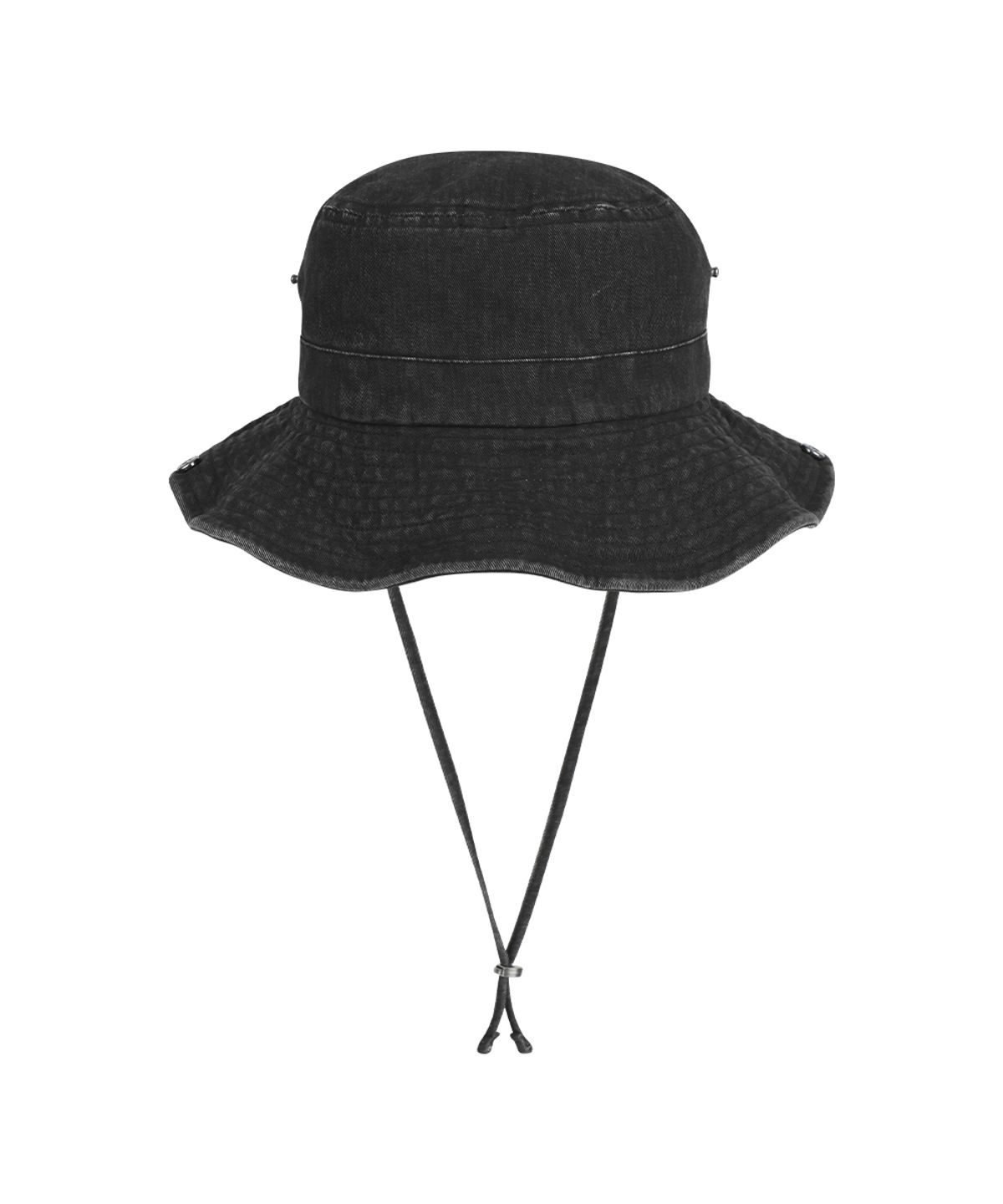 마하그리드(MAHAGRID) WASHED SAFARI BUCKET HAT BLACK(MG2GSMAB21A)