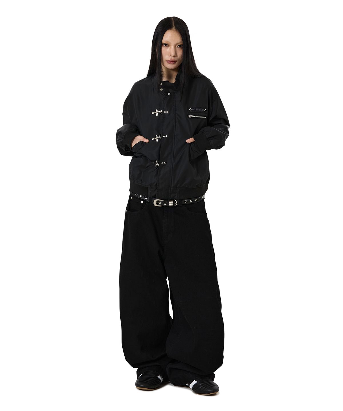 오픈야드(오와이)(OPENYARD(OY)) LOCK IN JACKET - BLACK