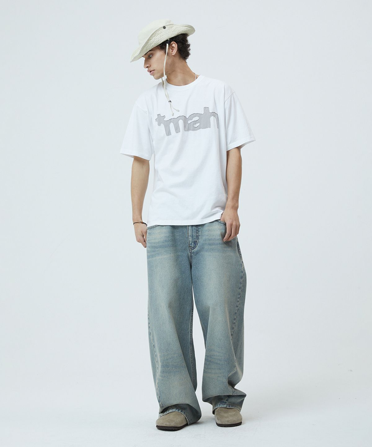 마하그리드(MAHAGRID) WASHED SAFARI BUCKET HAT YELLOW(MG2GSMAB21A)