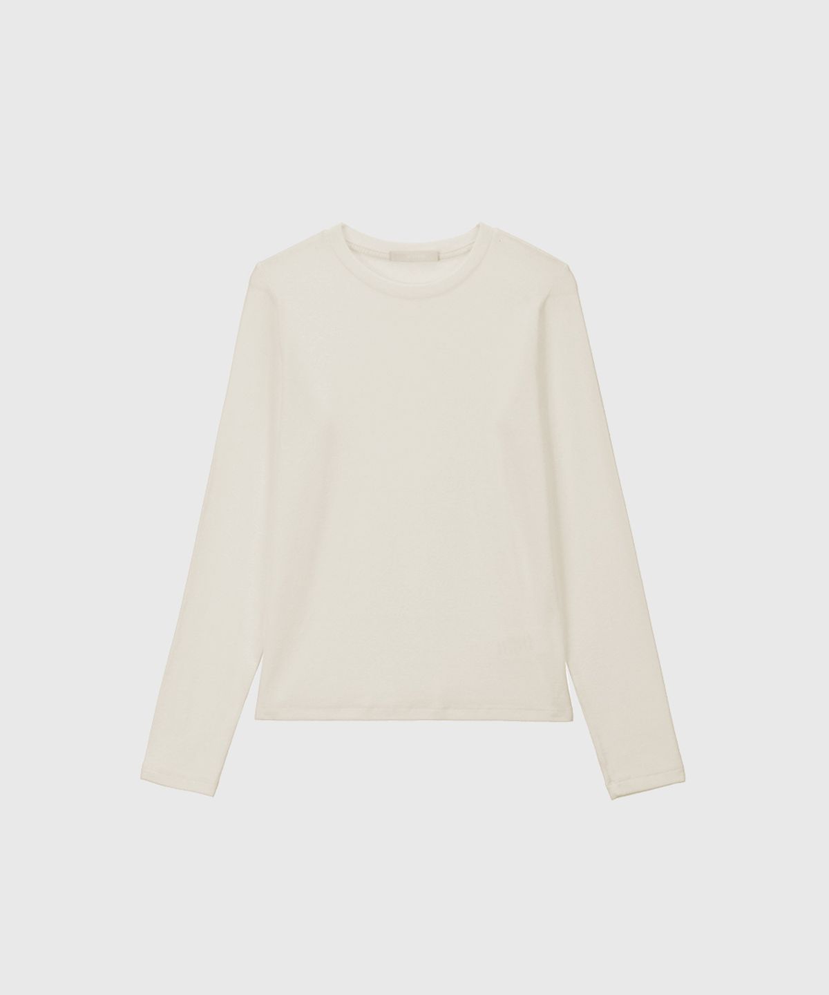 퀸스래빗(Q'SRB) Essential Wool Stretch Crewneck T Shirt