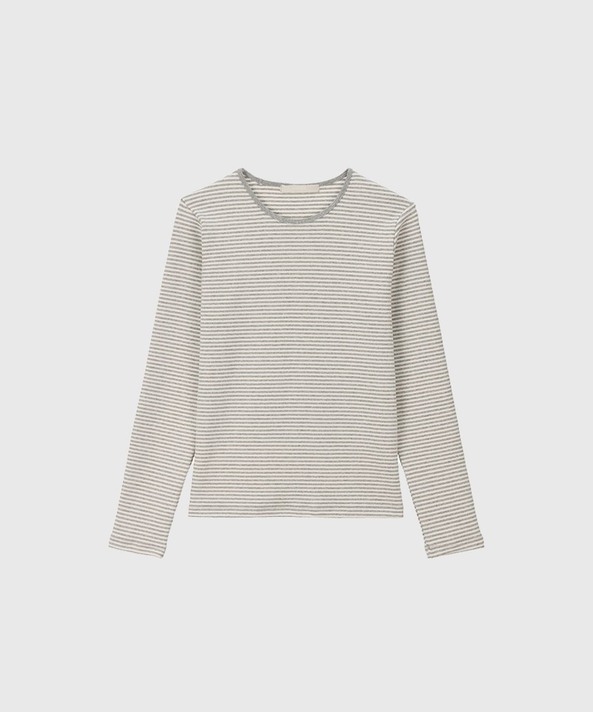 퀸스래빗(Q'SRB) Snug Stripe Cotton T Shirt
