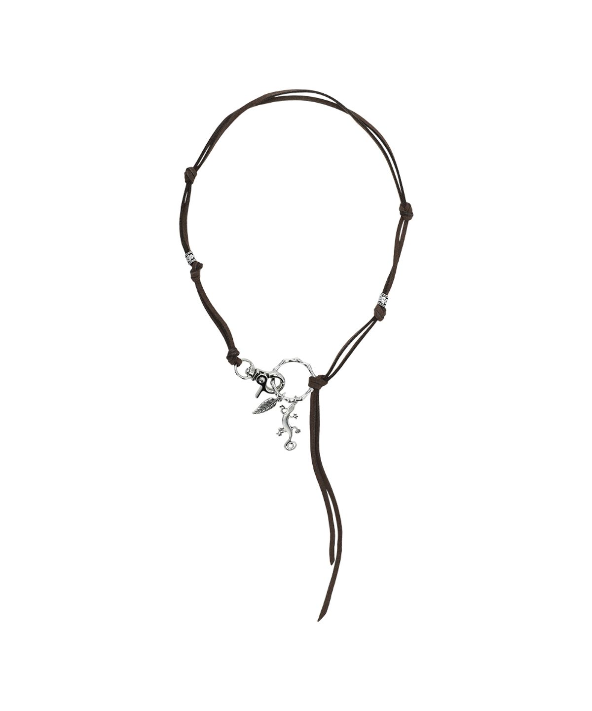 마하그리드(MAHAGRID) LIZARD NECKLACE SILVER(MG2GSMAB81A)