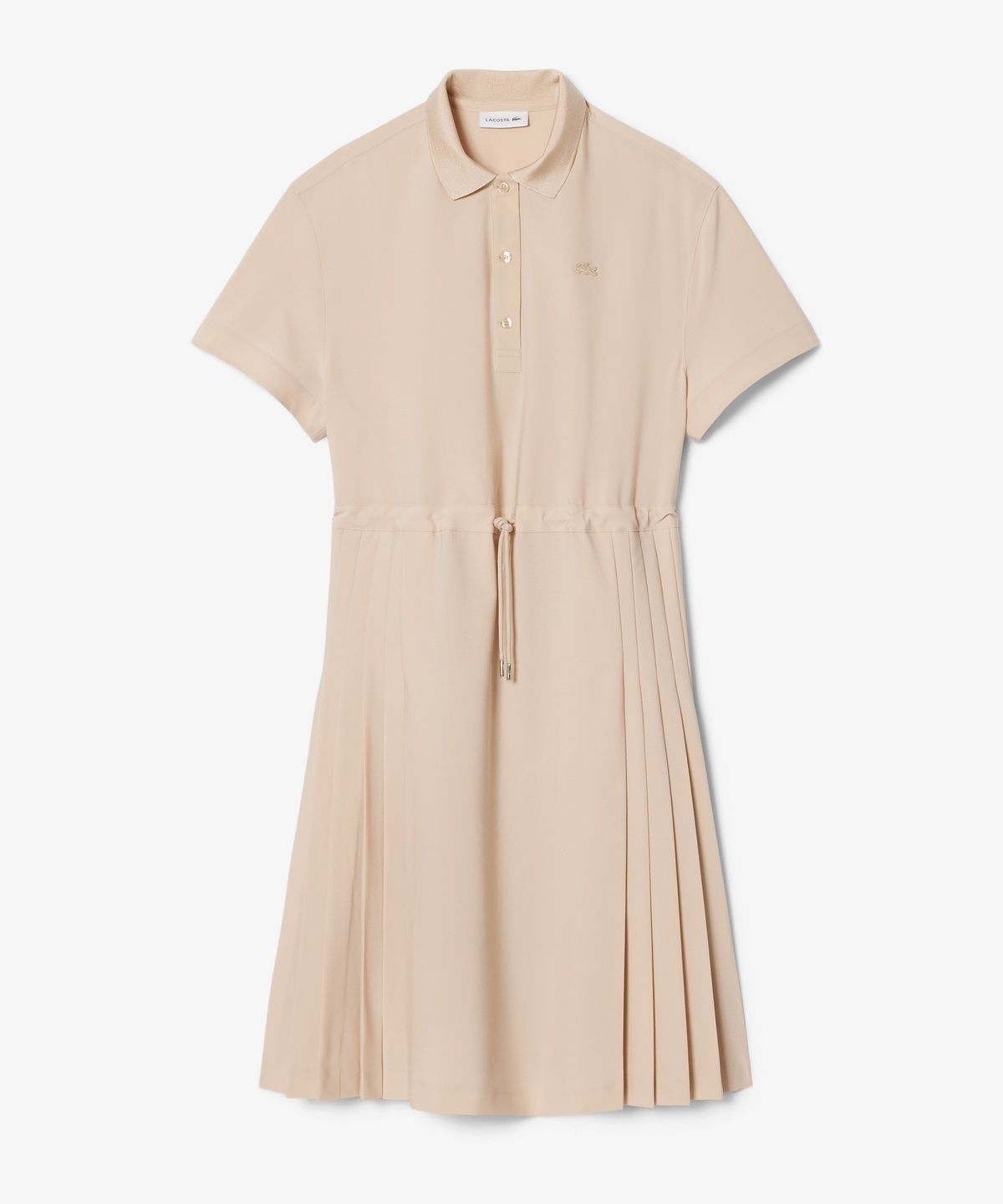 라코스테(LACOSTE) 여성 울 블렌드 반팔 폴로 드레스 EF6837-56G X6F