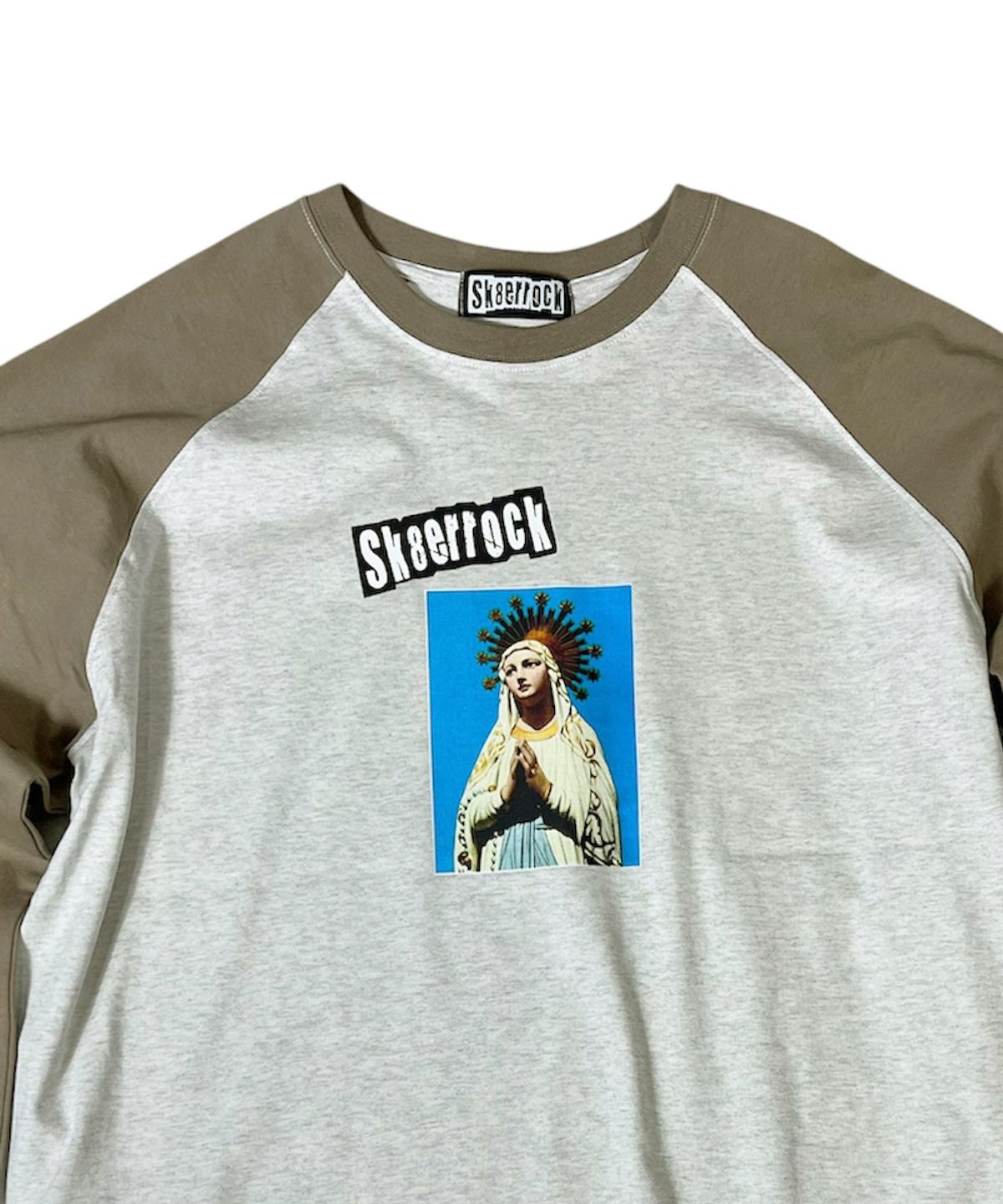 스케이터락(SK8ER ROCK) Mary Raglan T-Shirt ((oatmeal/beige))