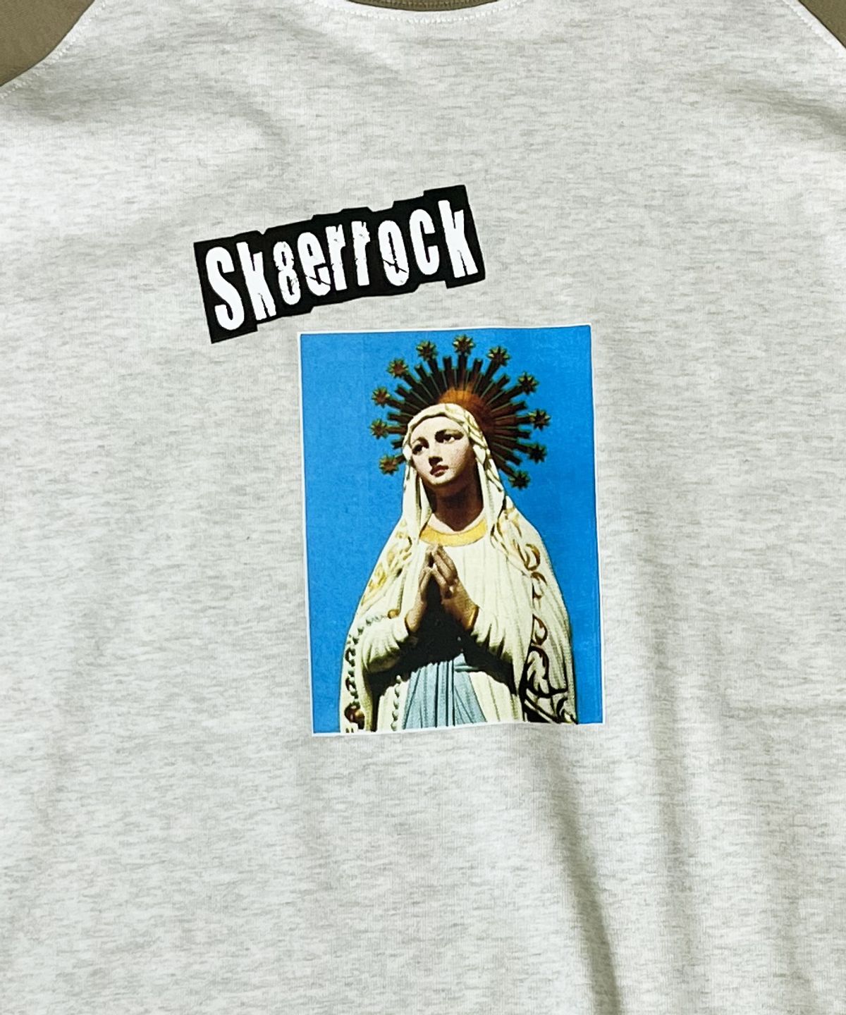 스케이터락(SK8ER ROCK) Mary Raglan T-Shirt ((oatmeal/beige))