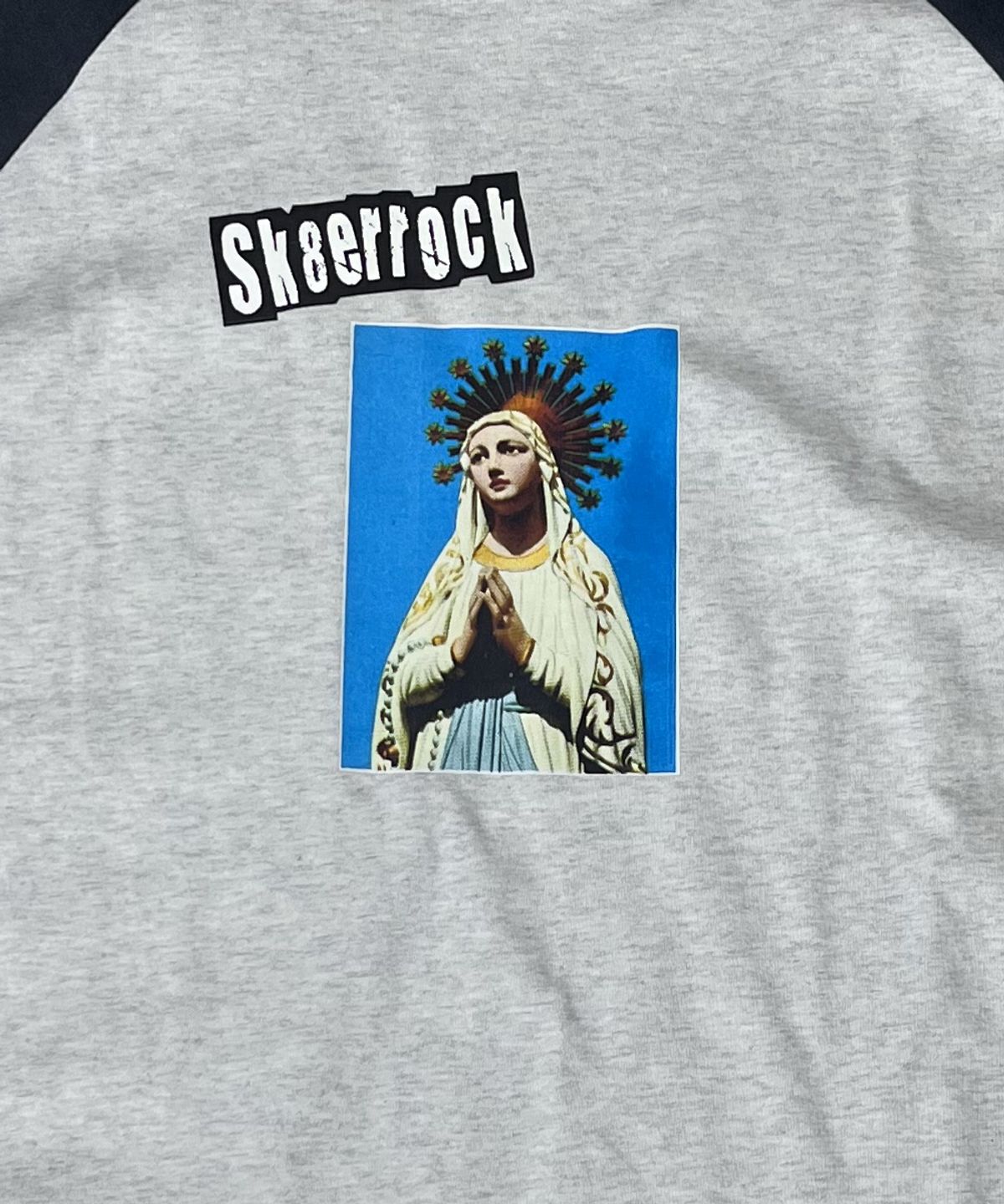 스케이터락(SK8ER ROCK) Mary Raglan T-Shirt ((oatmeal/charcoal))