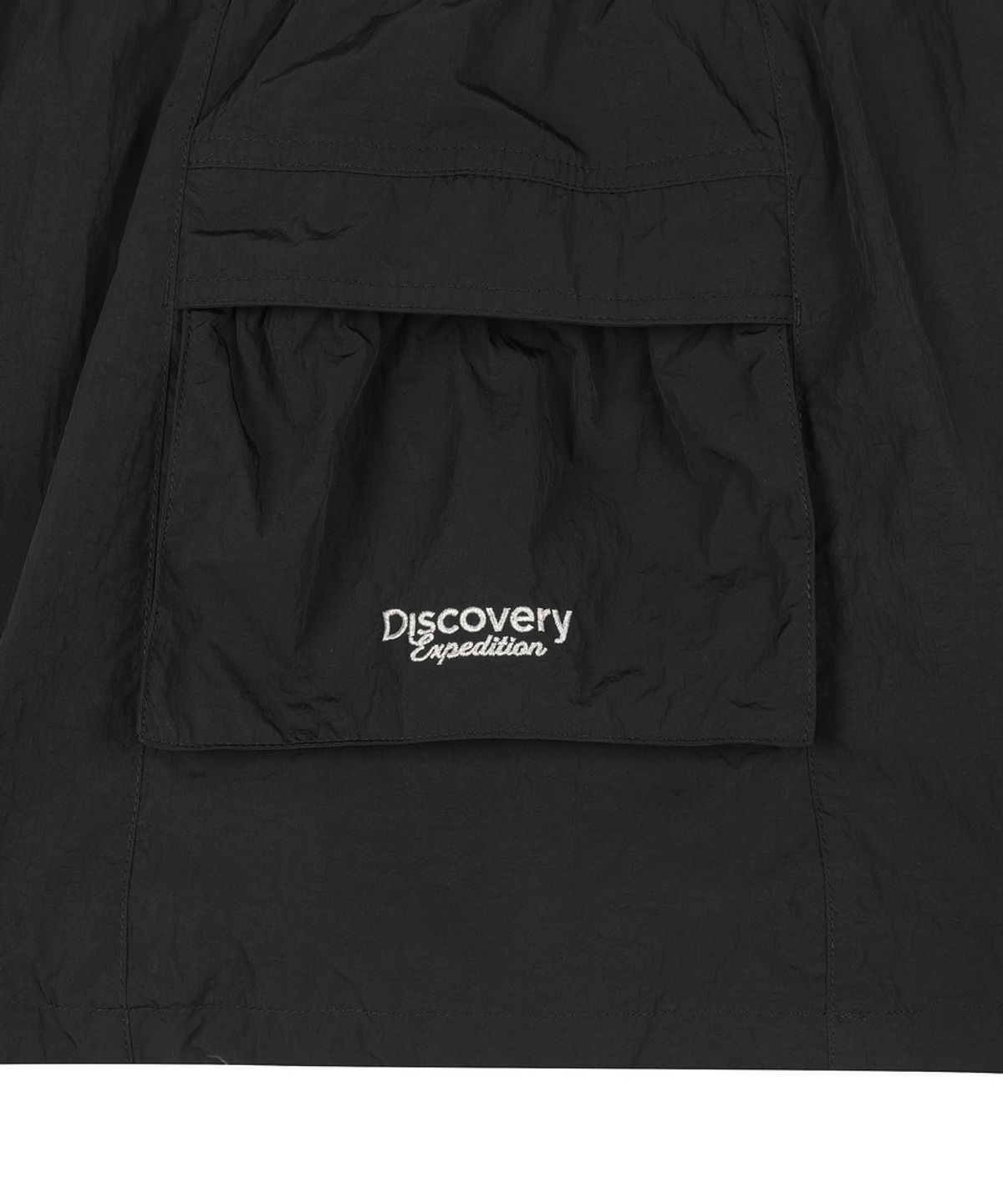 디스커버리 키즈(DISCOVERY KIDS) 여아 사이드 포켓 우븐스커트 (Neon Black)