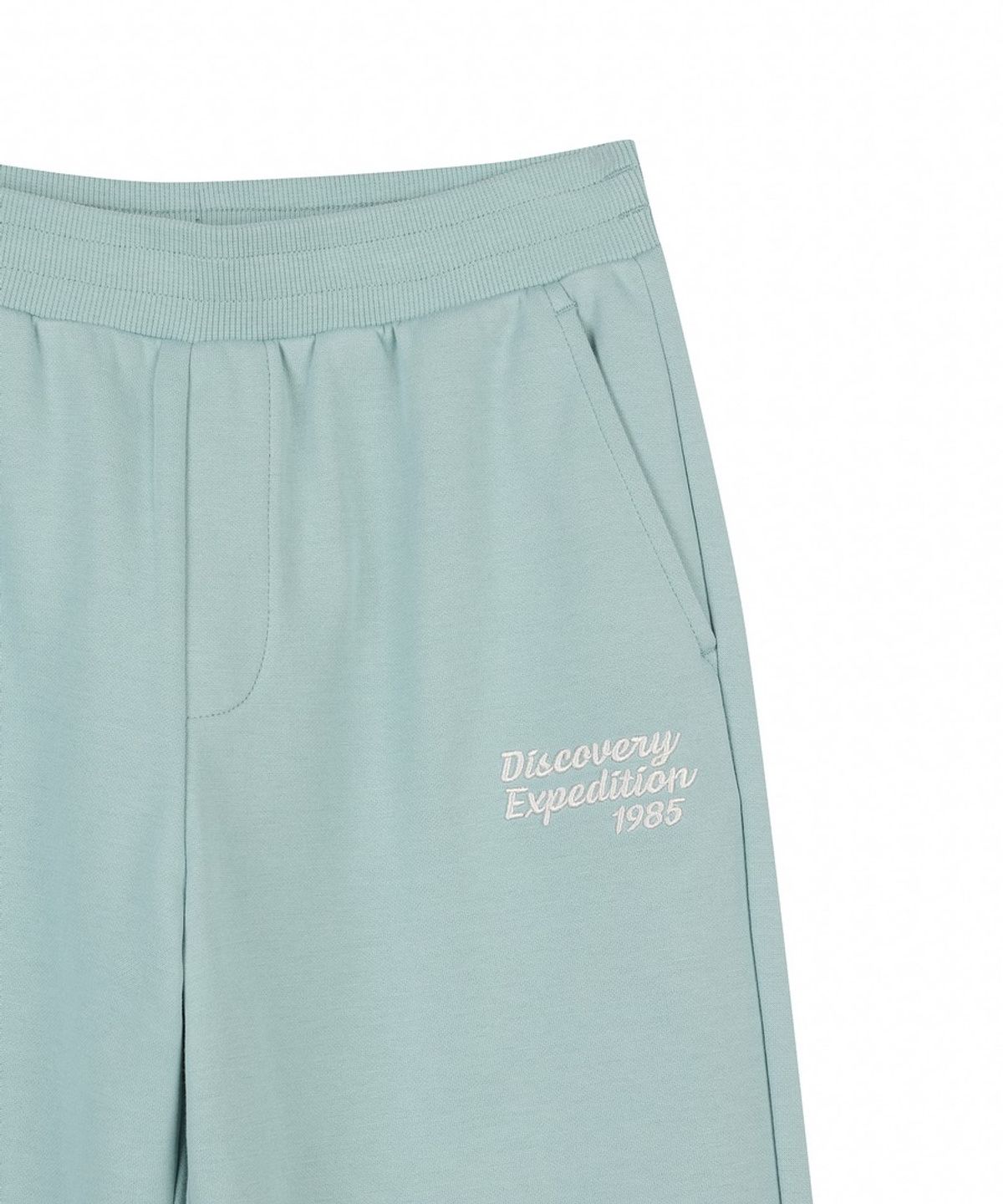 디스커버리 키즈(DISCOVERY KIDS) 키즈 로고포인트 조거 져지팬츠 (L.Dark Mint)
