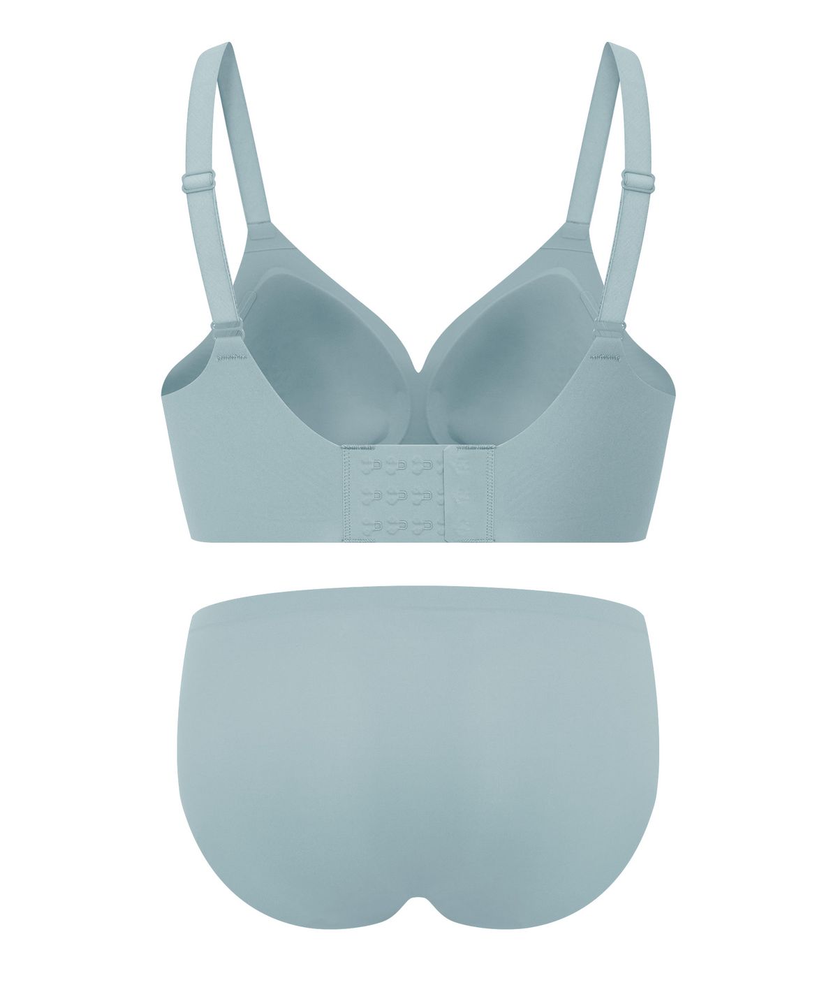 엘르이너웨어(ELLE INNERWEAR) [볼륨핏] 쉐딩 브라 팬티 세트 커버업 - 민트