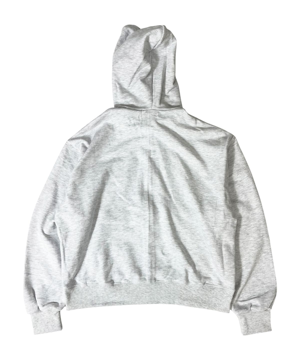 스케이터락(SK8ER ROCK) Boy Or Girl Sweat Hood Zip-Up ((white melange))