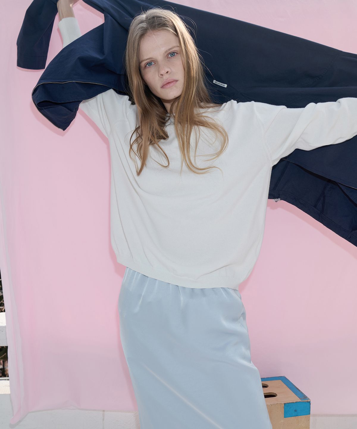 르바(LEVAR) All-day Cotton Round Knit - Off White