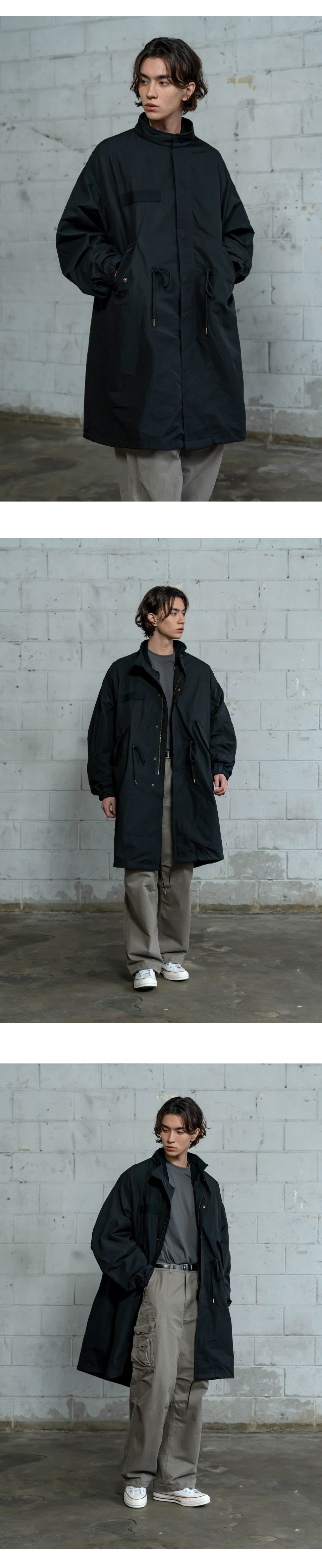 MUSINSA | INDUST [Outer Set] Renewed Original M65 Fishtail Parka_Black
