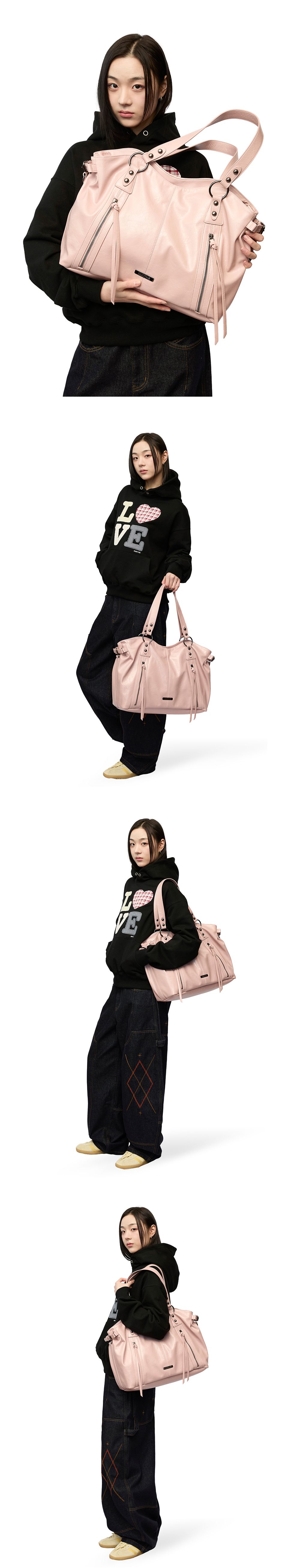 MUSINSA公式 | MIMTHEWARDROBE ラバーモータービッグバッグ_ピンク