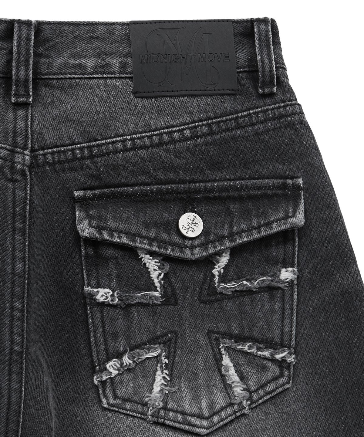 미드나잇 무브(MIDNIGHT MOVE) eg pk denim pants (black)
