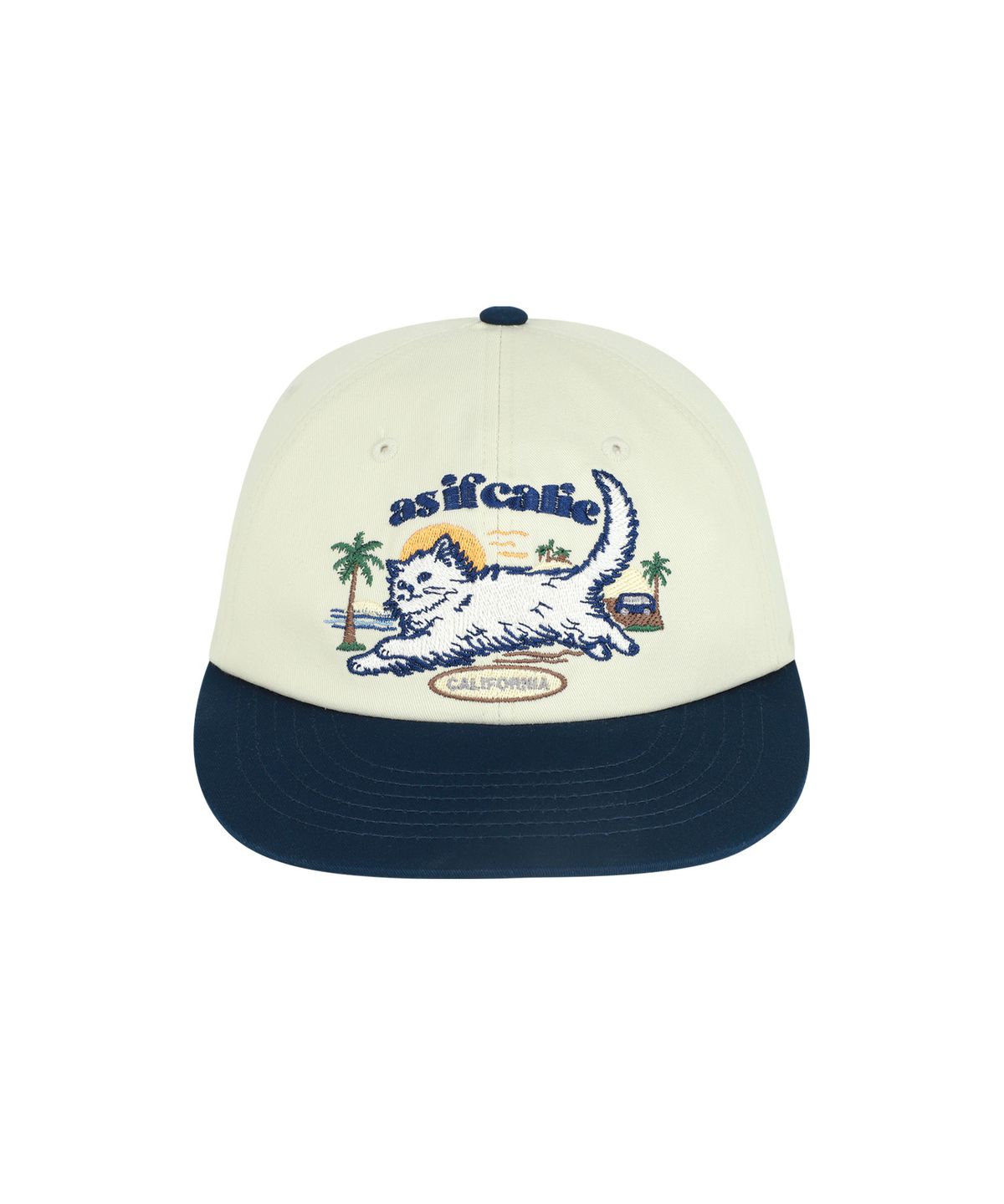 에즈이프 캘리(ASIF CALIE) SUNSET KITTY CAP NAVY