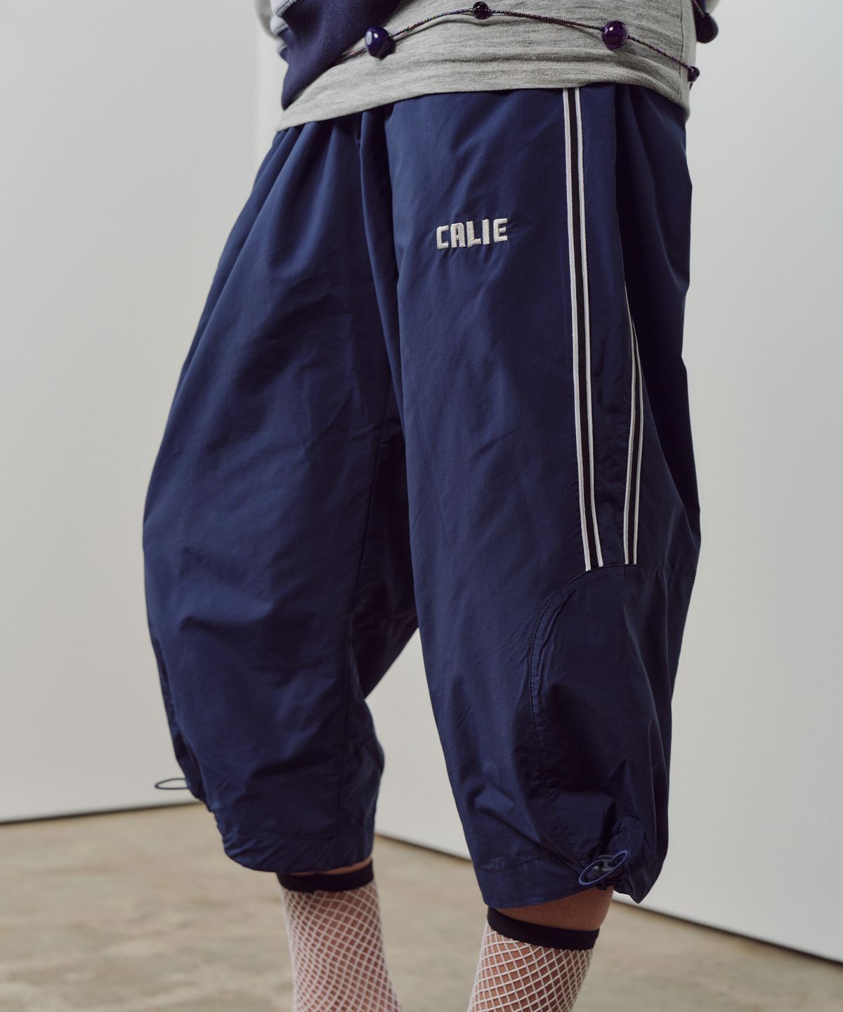 에즈이프 캘리(ASIF CALIE) GURLS NYLON BURMUDA PANTS NAVY
