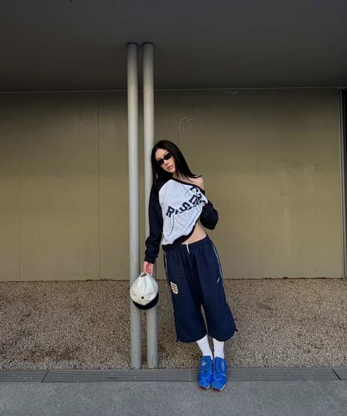 에즈이프 캘리(ASIF CALIE) GURLS NYLON BURMUDA PANTS NAVY