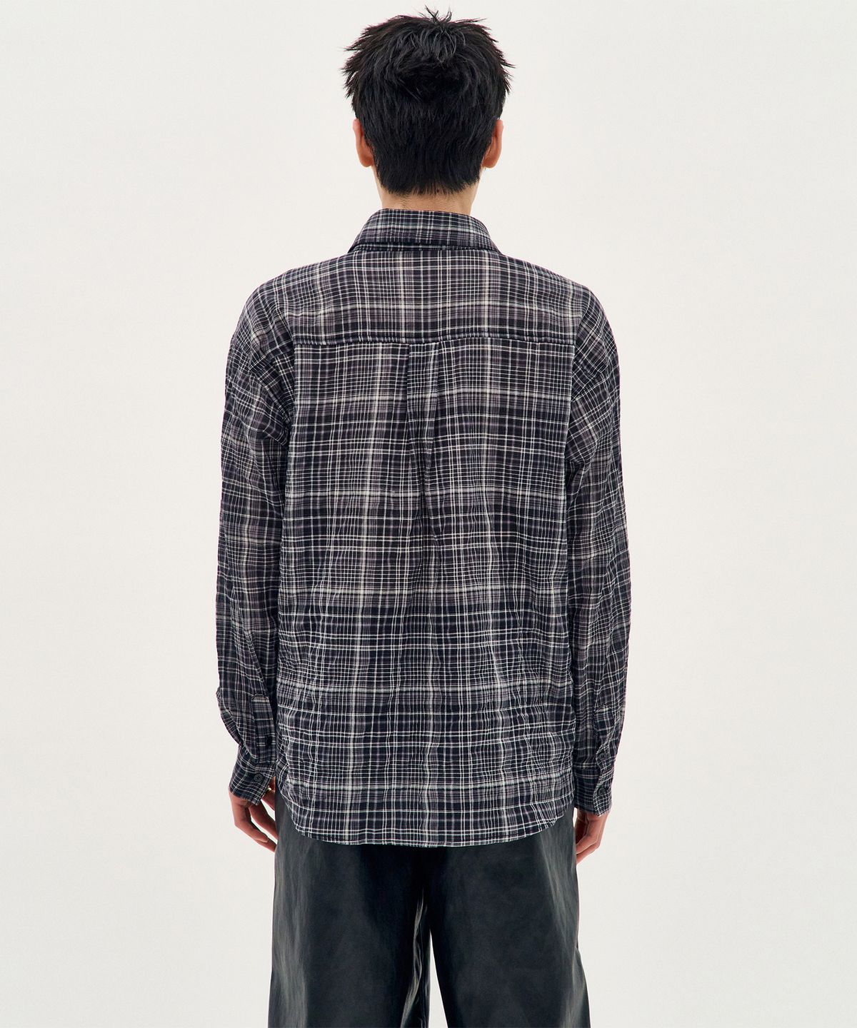 프로세스(PROCESS) Tatan Urban Check Shirt - Black