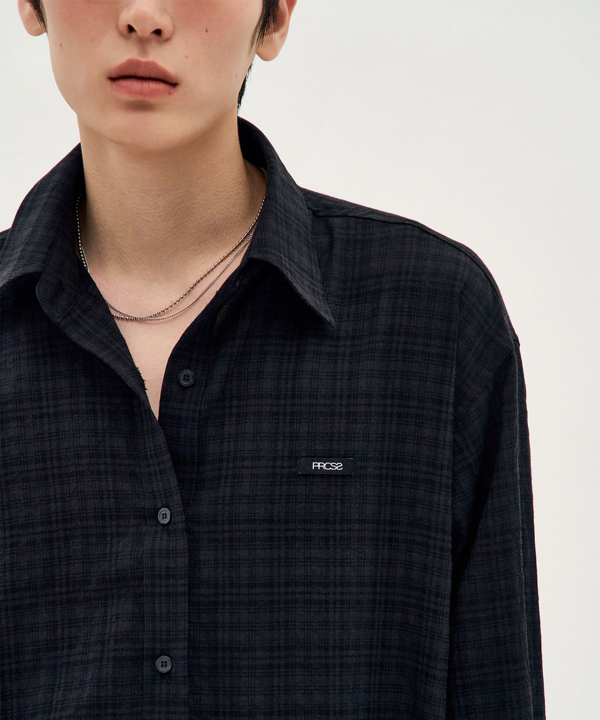 피알씨에스에스(PRCSS) Tatan Black Shirt - Black