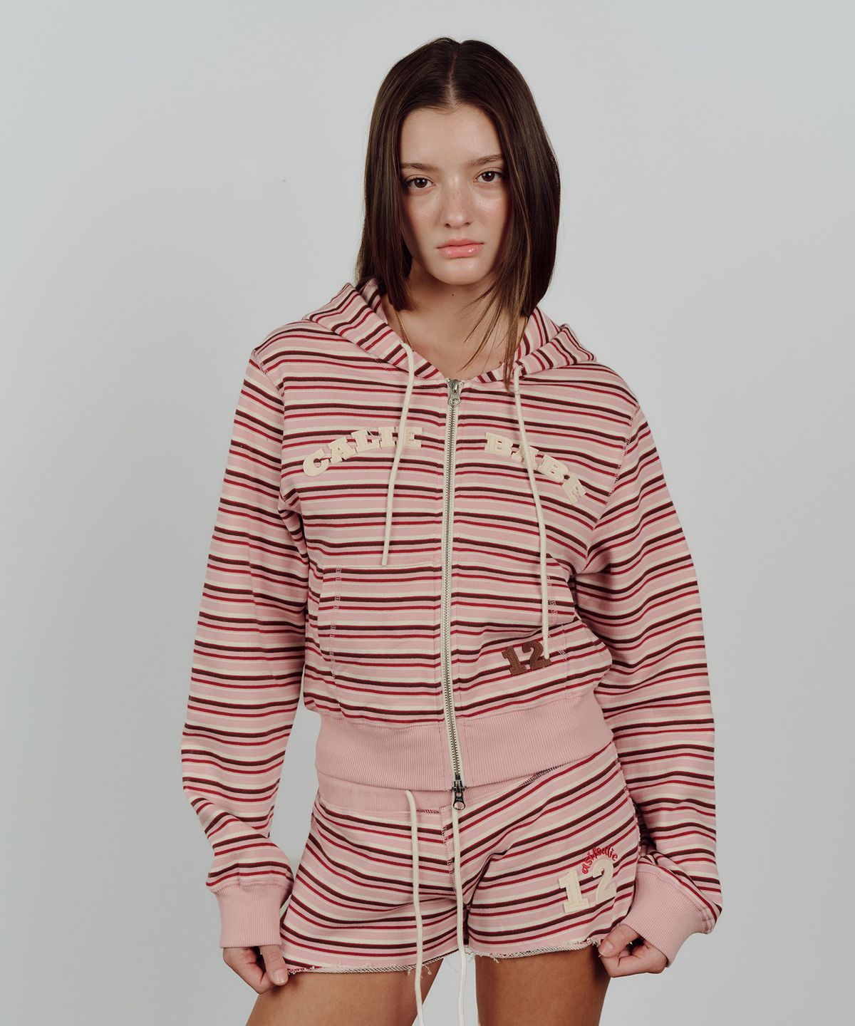 에즈이프 캘리(ASIF CALIE) CALIE BABE STRIPE SHORTS PINK