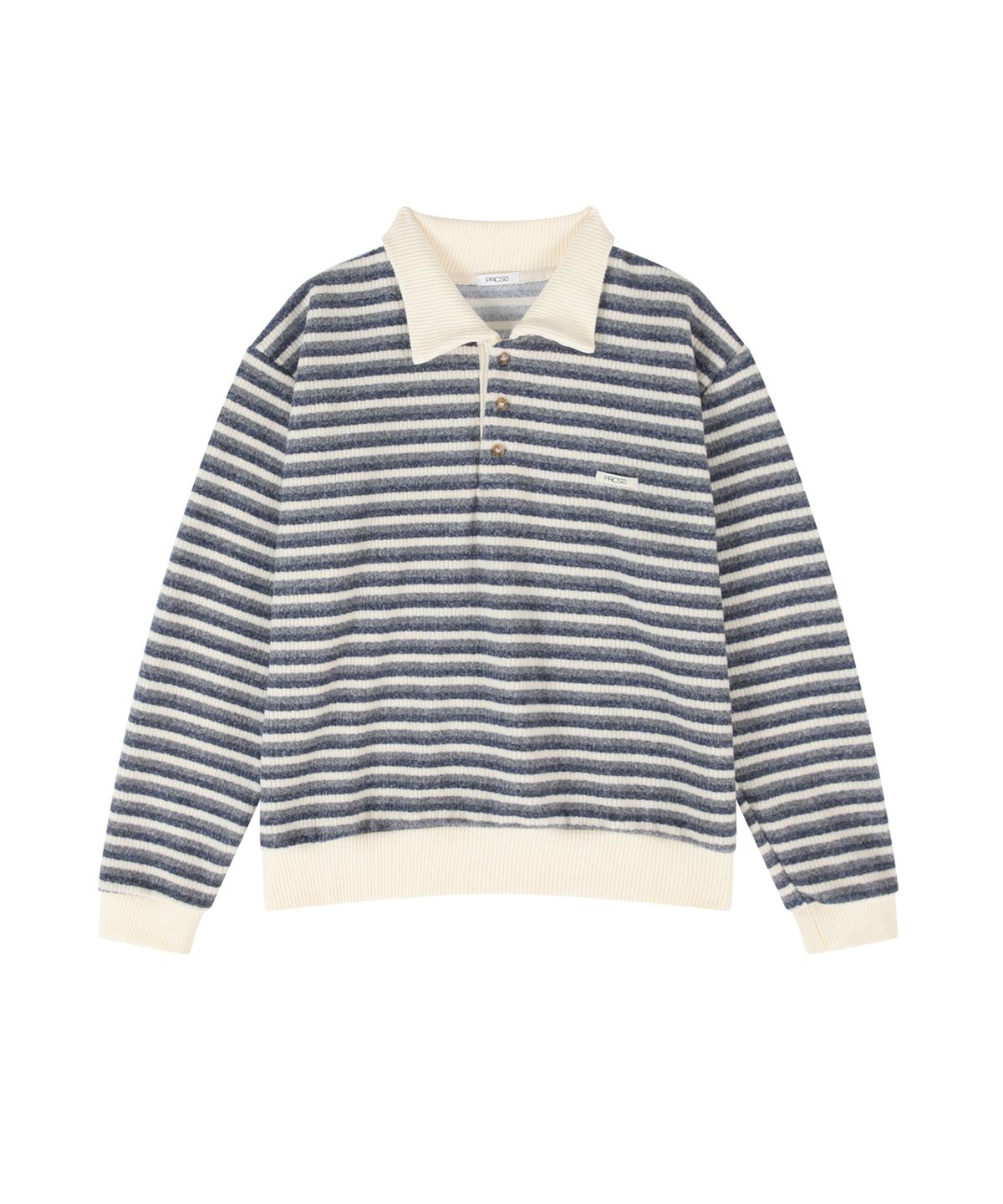 프로세스(PROCESS) Multi-Stripe PK Knit - Cream