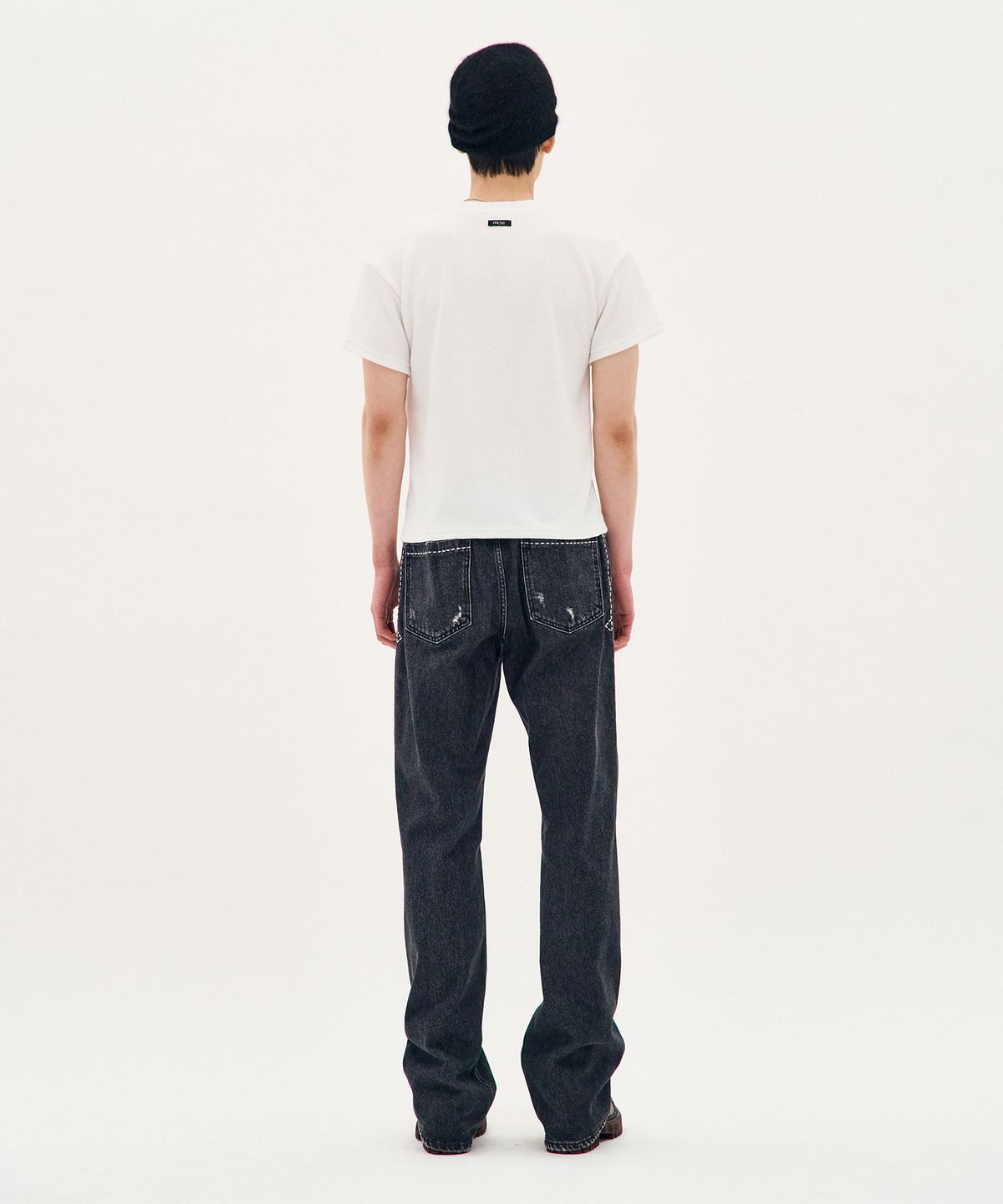피알씨에스에스(PRCSS) Structured Fit Short-Sleeve - White