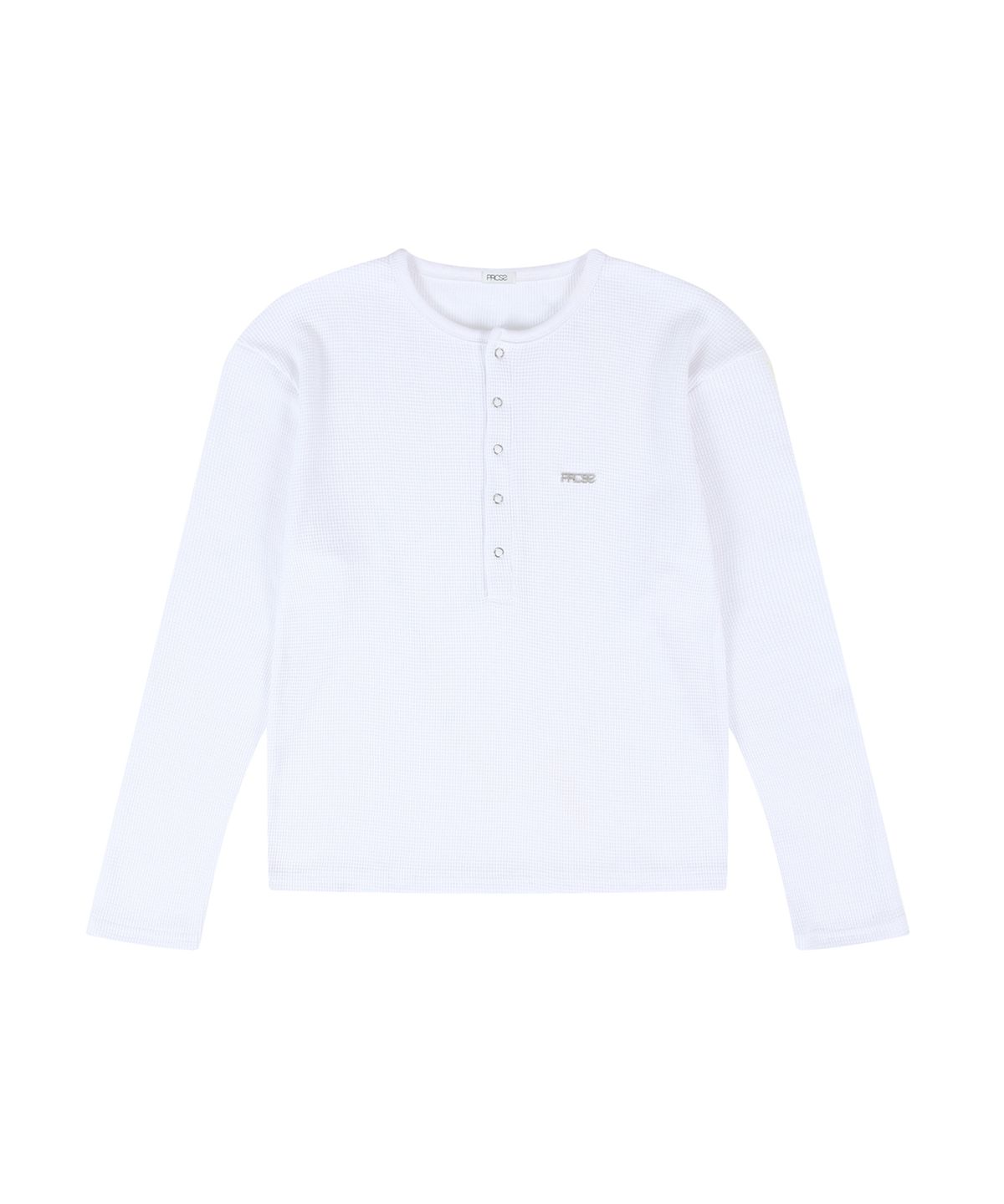 피알씨에스에스(PRCSS) Fine Jersey Henley - White