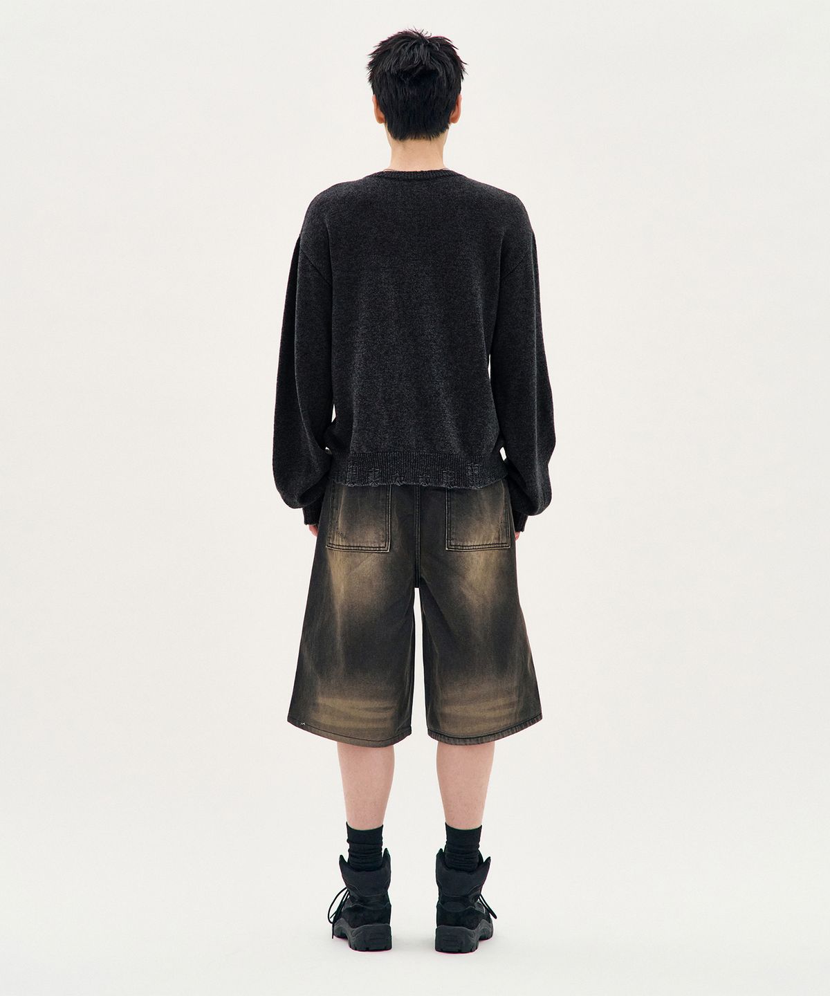 프로세스(PROCESS) Muted Cardigan - Black
