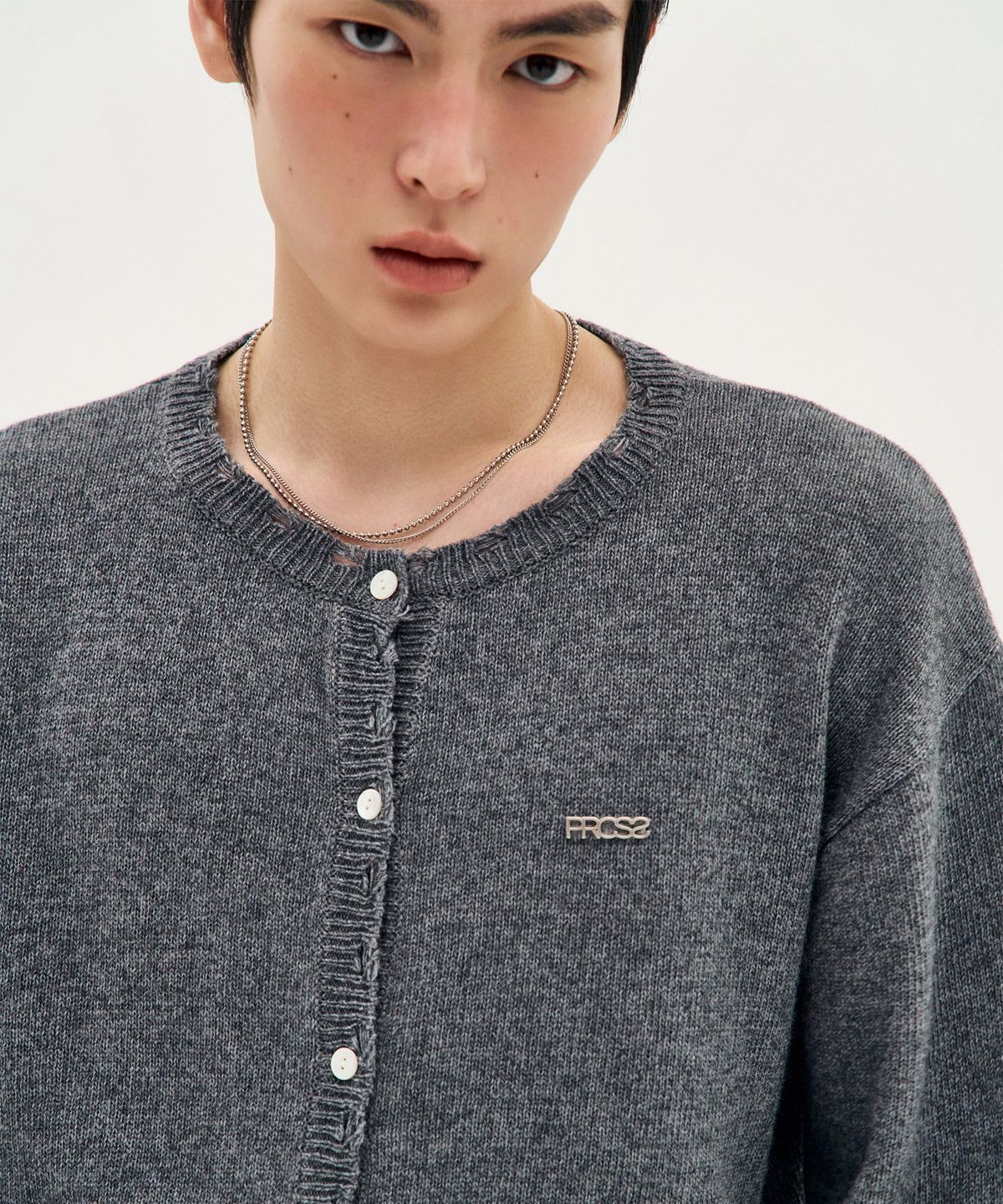 프로세스(PROCESS) Muted Cardigan - Grey
