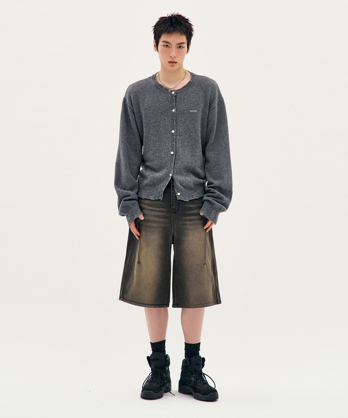 프로세스(PROCESS) Muted Cardigan - Grey