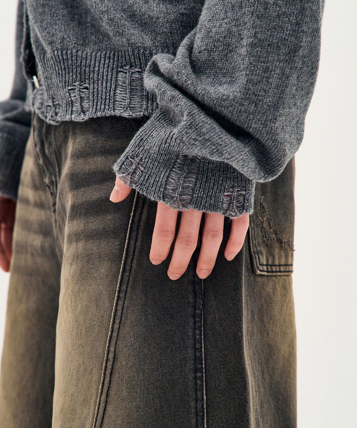 프로세스(PROCESS) Muted Cardigan - Grey