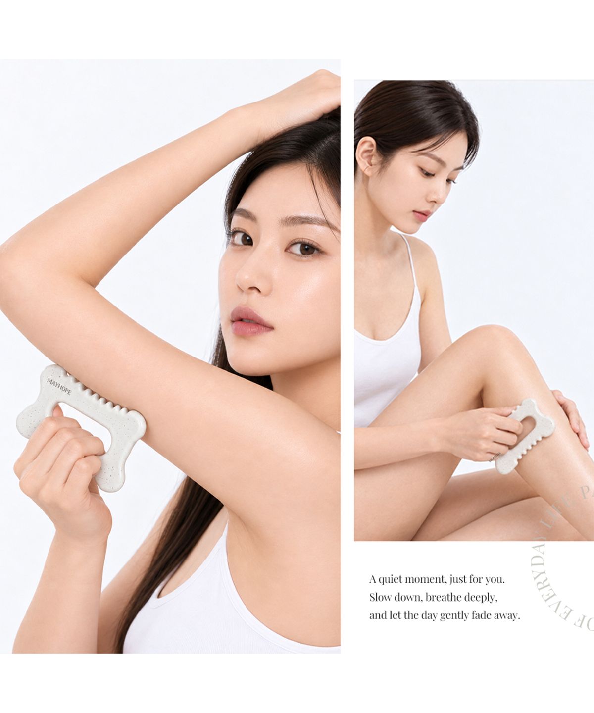 메이홉(MAYHOPE) [리추얼 파우치 증정] 메이홉 화산석 괄사 마사저