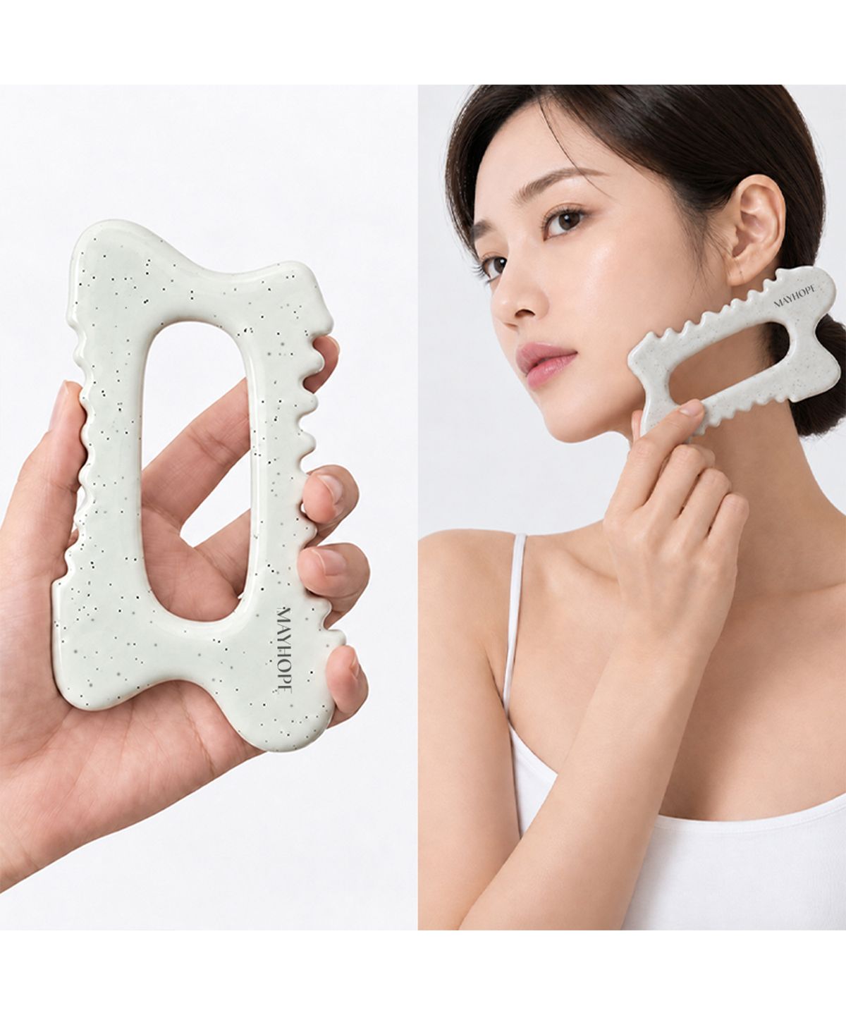 메이홉(MAYHOPE) [리추얼 파우치 증정] 메이홉 화산석 괄사 마사저