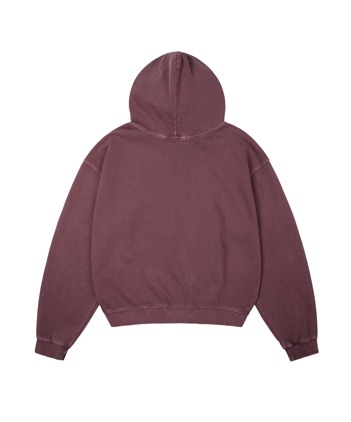 네더월드(NETHERWORLD) WHO ARE YOU ZIP HOODIE WINE