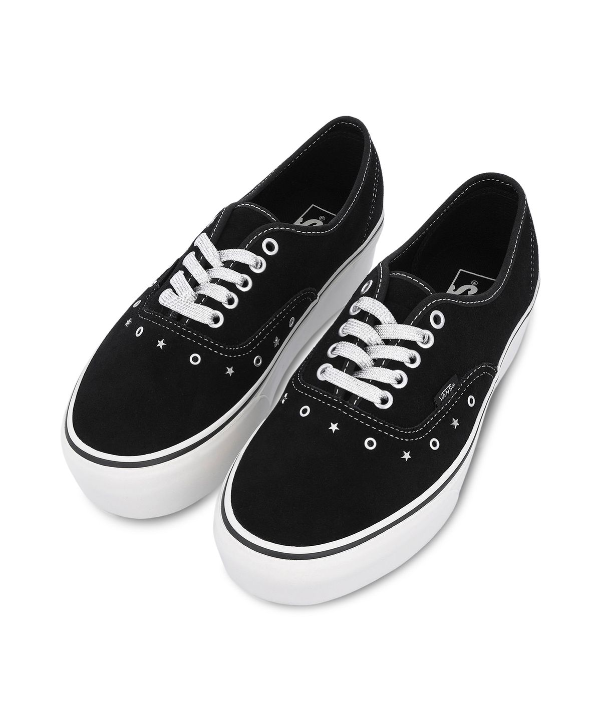 반스(VANS) 어센틱 스택폼 - (스웨이드) 블랙 / VN000CN0BLA1