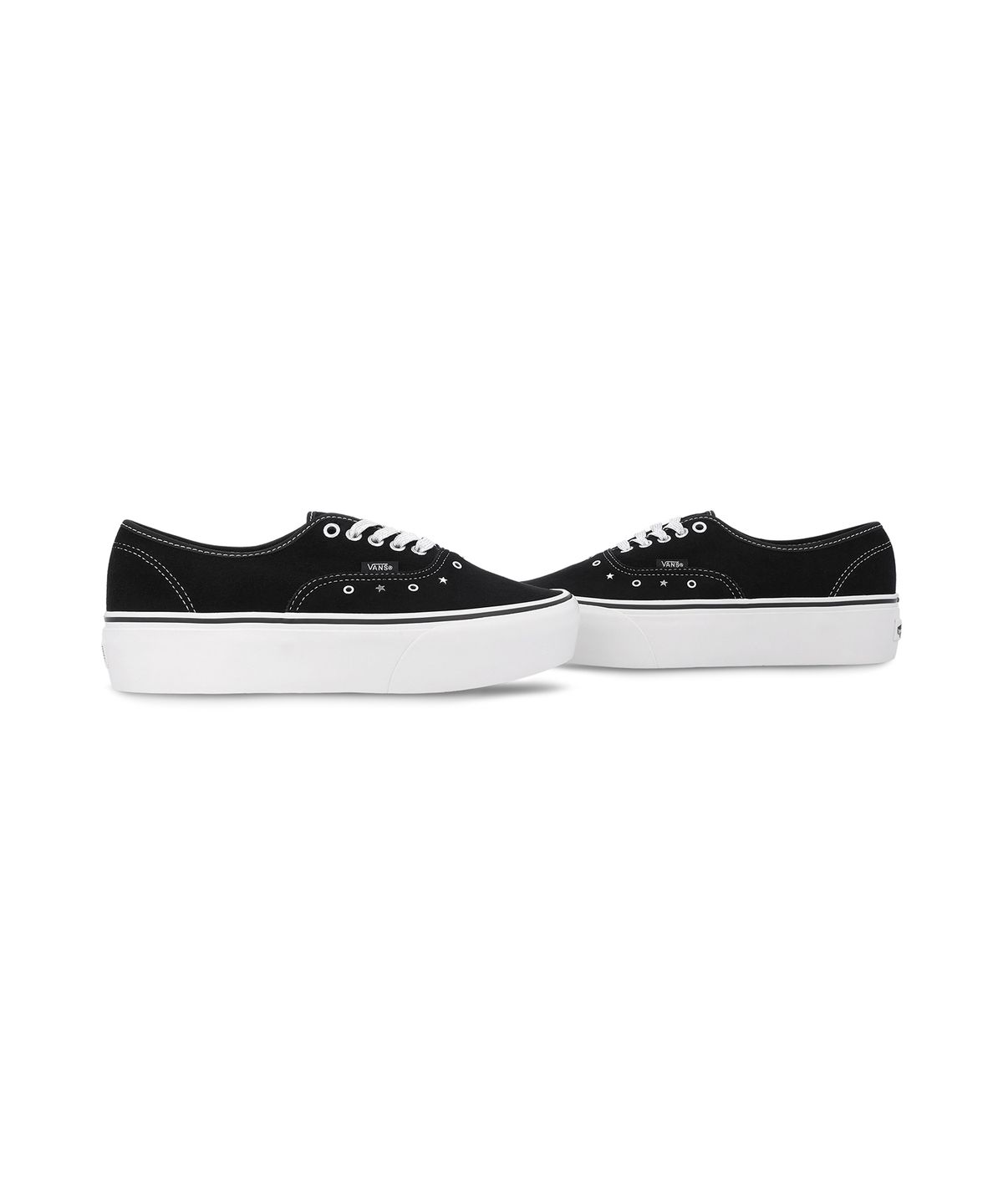 반스(VANS) 어센틱 스택폼 - (스웨이드) 블랙 / VN000CN0BLA1