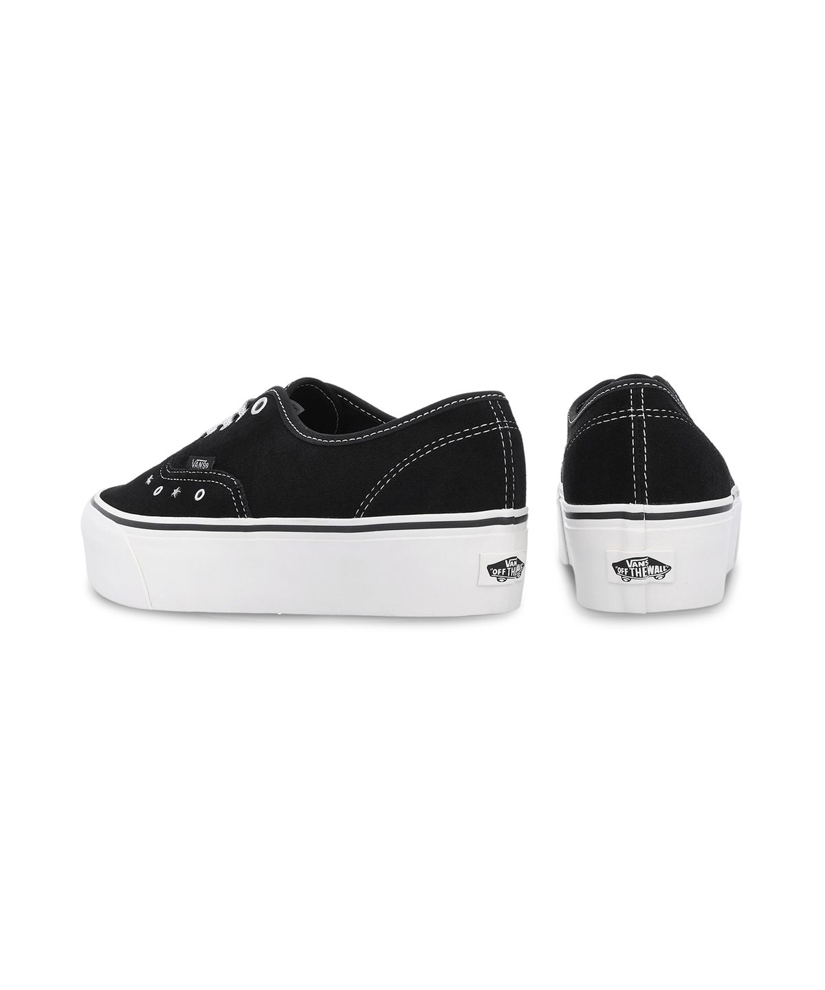 반스(VANS) 어센틱 스택폼 - (스웨이드) 블랙 / VN000CN0BLA1
