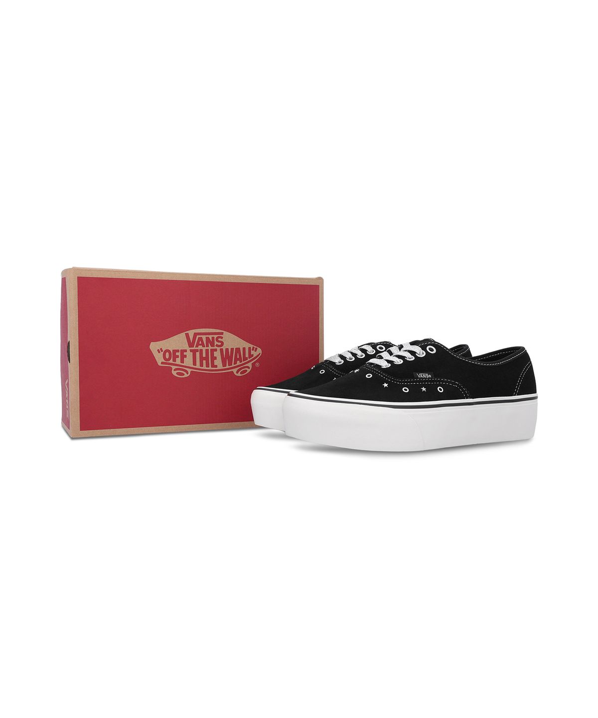 반스(VANS) 어센틱 스택폼 - (스웨이드) 블랙 / VN000CN0BLA1