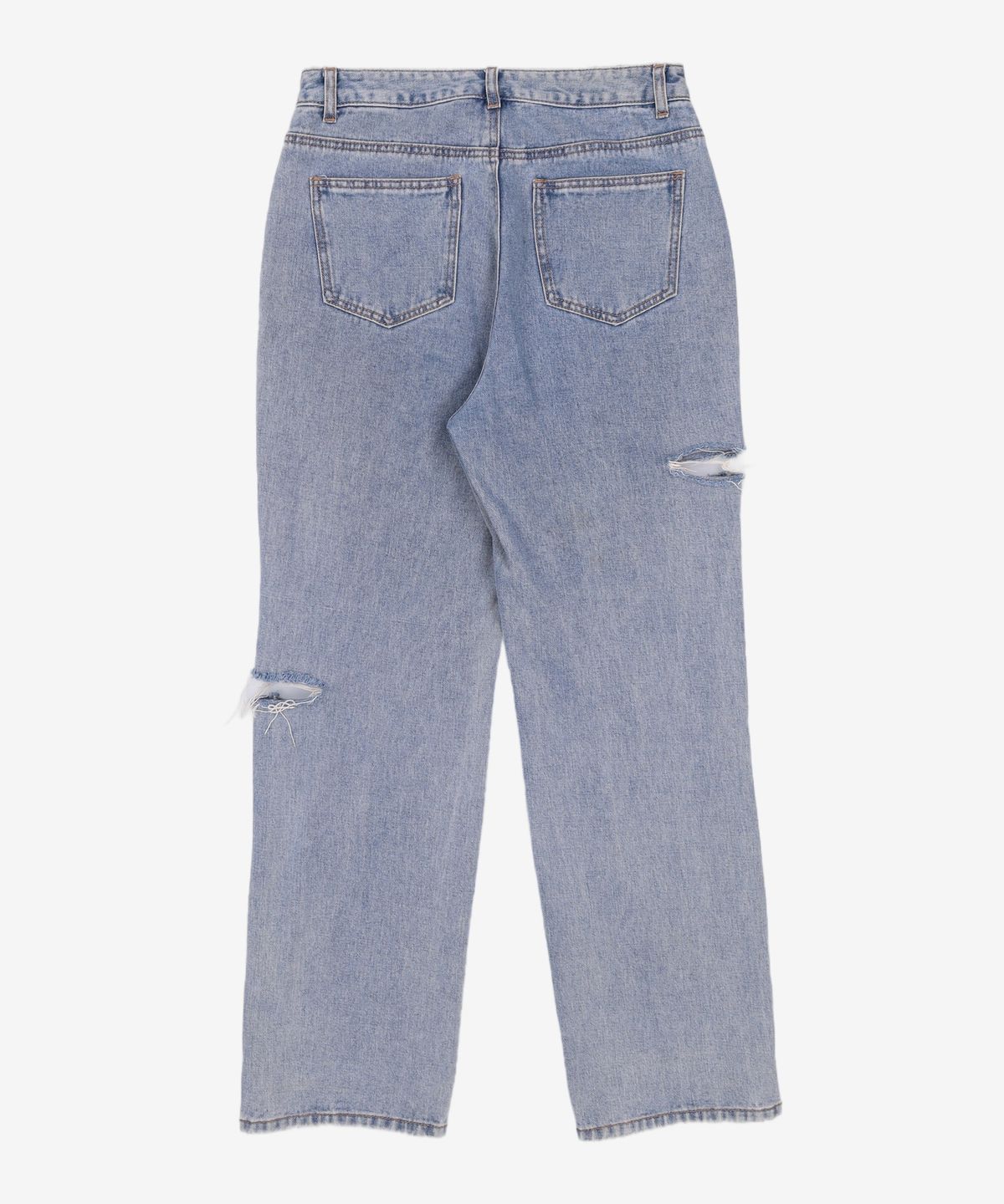 미쏘(MIXXO) 슬릿 구제 아웃포켓 일자핏 데님 MIWTJD424J 28