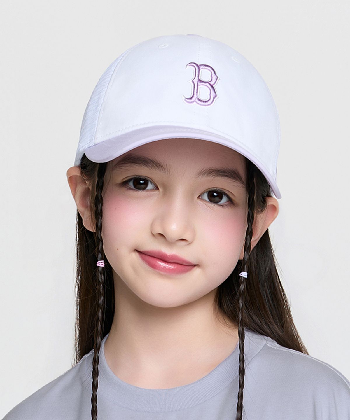 엠엘비 키즈(MLB KIDS) 쿨필드 에이스 메쉬캡 BOS (Lavender)