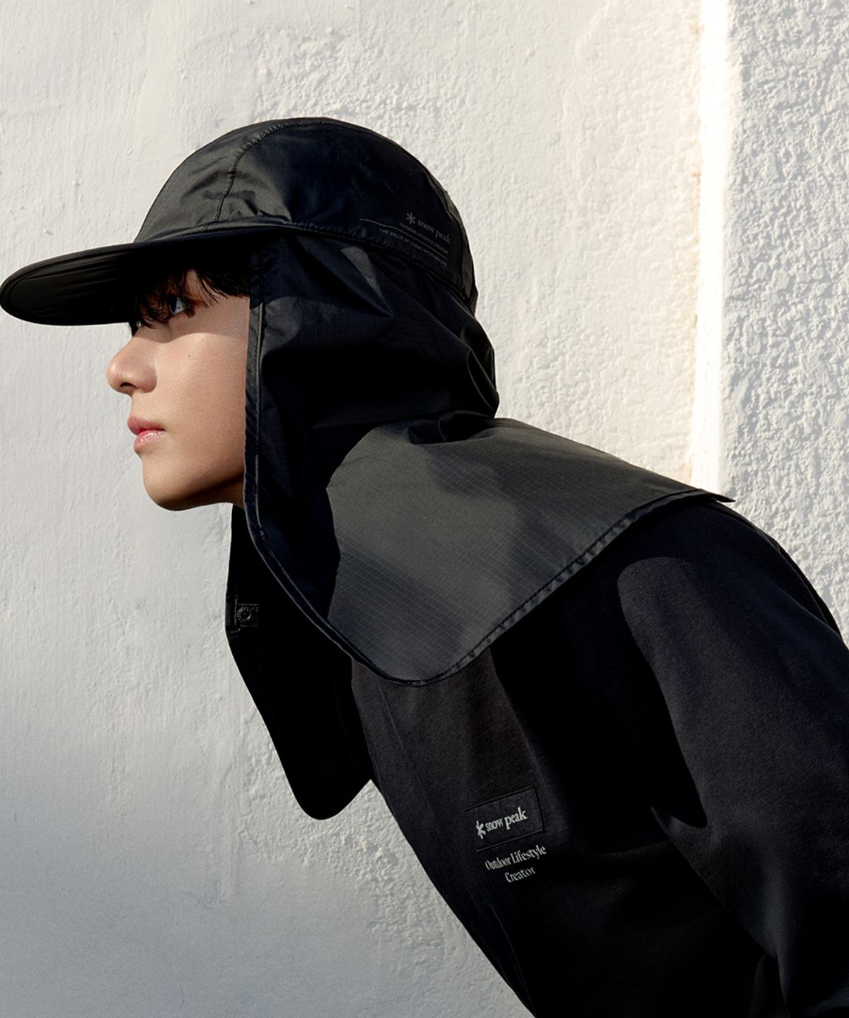 스노우피크 어패럴(SNOWPEAK APPAREL) 코듀라 경량 썬쉐이드 캡 (S26MUTCP06) Black