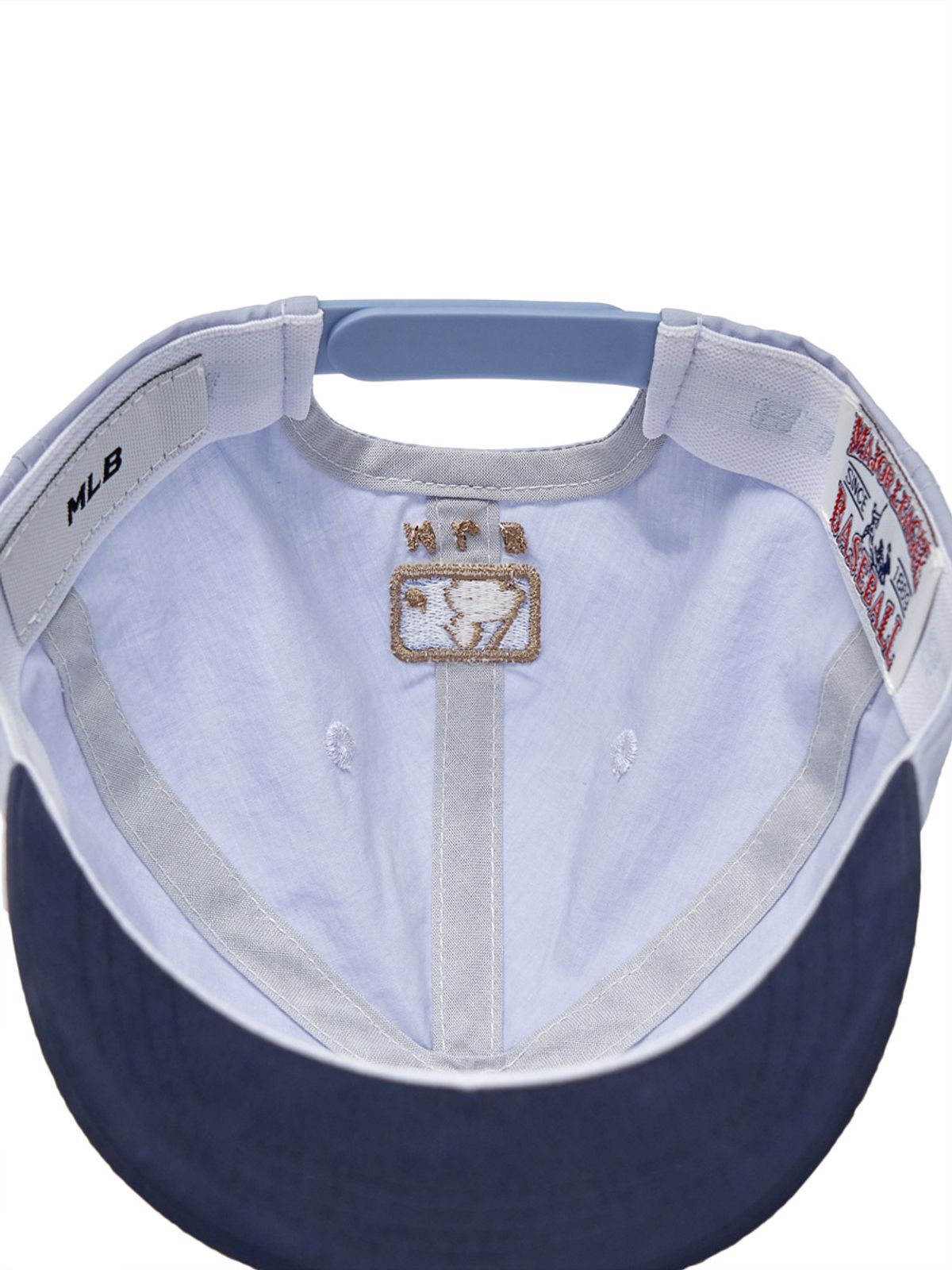 엠엘비 키즈(MLB KIDS) 스트릿 원형 와펜 메쉬캡 NY (Mg.Blue)