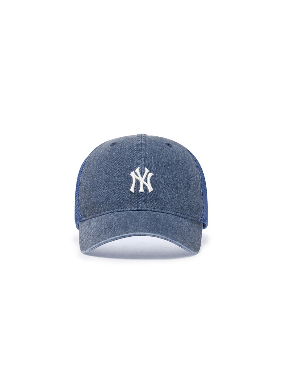 엠엘비 키즈(MLB KIDS) 피그먼트 워싱 메쉬캡 NY (Navy)