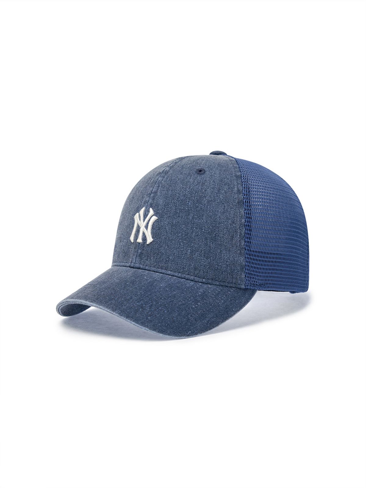 엠엘비 키즈(MLB KIDS) 피그먼트 워싱 메쉬캡 NY (Navy)