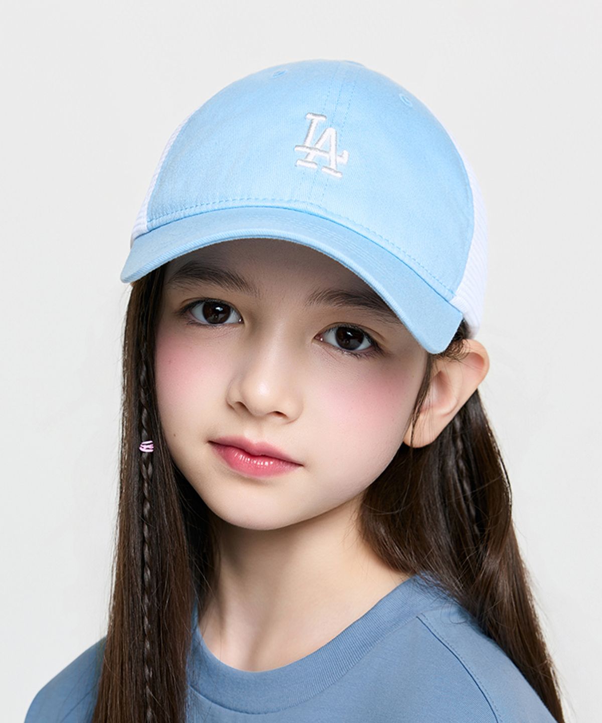 엠엘비 키즈(MLB KIDS) 루키 메쉬캡 LA (L.Blue)